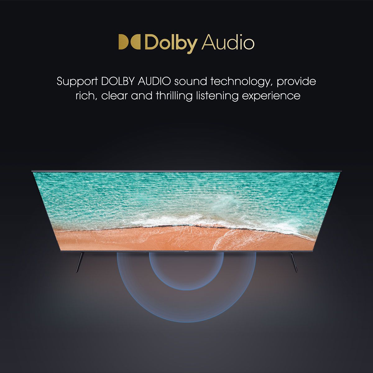 Dolby Audio Support DOLBY AUDIO sound technology, provide rich, clear and thrilling listening experience