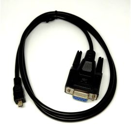 Interfejs szeregowy RS-232 kabel do mobilnej drukarki POS Rongta ze złączem mini-USB 8P | mini-USB-8P-male-to-DB9P-female | Rongta | VenBOX Sp. z o.o.