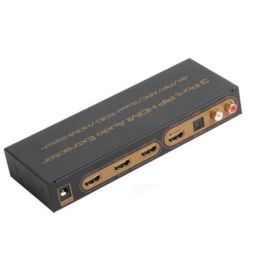 Przełącznik HDMI 3 w 1, z Audio Ekstractor SPDIF TOSLINK, 4K/PIP/ARC/Super EDID | HDSW0011M1 | ASK | VenBOX Sp. z o.o.