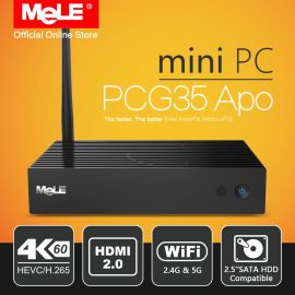 Bezwentylatorowy Mini PC MeLE PCG35 APO Windows 10 4/32 GB Intel Apollo Lake Celeron J3455 4K HDMI VGA WiFi USB SSD | PCG35APO | MeLE | VenBOX Sp. z o.o.