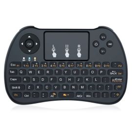 Hand-held Wireless QWERTY Keyboard with Backlight H9 Mini, black | H9-Mini-backlight | N/A | VenBOX Sp. z o.o.
