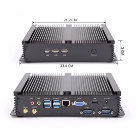 Industrial mini PC GK series with Intel CPU, 2xDDR, SSD, mSATA, VGA, HDMI, 2xRS232, WiFi, BT | GK | Eglobal | VenBOX Sp. z o.o.