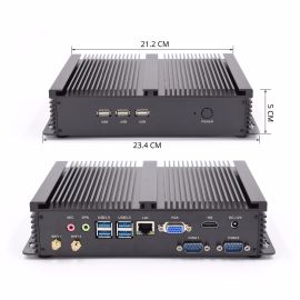 Przemysłowy bezwentylatorowy mini PC GK serii z Intel Core i5 8/128G, VGA, HDMI, 2xRS232 | GK | Eglobal | VenBOX Sp. z o.o.