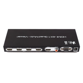 HDMI Multi-viewer Seamless Switcher 4x1 FHD SPDIF | HDSW0019M1 | ASK | VenBOX Sp. z o.o.