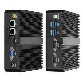 Przemysłowy komputer bezwentylatorowy mini PC Nettop HTPC X30G Barebone DDR3L mSATA + SATA HDMI VGA 2xLAN | X30G | VenBOX | VenBOX Sp. z o.o.