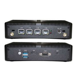 Fanless Industrial PC VenBOX M3 Intel N5095, 4*RJ45 i225-V 2.5Gbps Gigabit LAN, 2xUSB, USB3.0, VGA, 4G/3G WiFi, Firewall, Router, pfSense server | M3-N5095 | Eglobal | VenBOX Sp. z o.o.