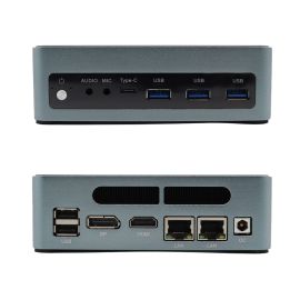 Wydajny Mini PC F3 Intel i7-1255U, 2xDDR5, HDMI, DP, 2xRJ45, 3xUSB3.0, 2xUSB2.0, Type-C, WiFi, BT | F3-1255U | Eglobal | VenBOX Sp. z o.o.