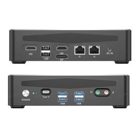 Small size Mini PC Intel 12th Gen N100, Dual RJ45, HDMI, DP, Support PXE, AWAL, WOL, RTC, Desktop Computer like NUC | F11-N100 | Eglobal | VenBOX Sp. z o.o.