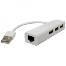USB 2.0 do Ethernet RJ45 adapter i  hub 3 porty dla Android/Windows PC | RD9700-JP308 | N/A | VenBOX Sp. z o.o.