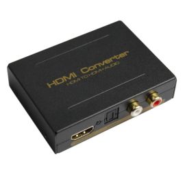 HDMI to HDMI + Audio RCA L/R TOSlink SPDiF Extractor | HD1TO1LR1 | ASK | VenBOX Sp. z o.o.