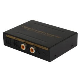 Digital to Analog Audio Converter 2xSPDIF+2xCoax to 2xRCA+TRS | ADSW0006M1 | ASK | VenBOX Sp. z o.o.