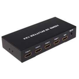 1x4 HDMI 1.3 Splitter/rozgałęźnik | HDV-814 | PlayVision | VenBOX Sp. z o.o.