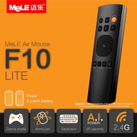 3-in-1 Klawiatura Bezprzewodowa-Smart Air Mouse-Pilot IR Mele F10 Lite, Gyro, 2.4G, learning IR | F10-Lite | MeLE | VenBOX Sp. z o.o.