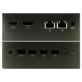 Small size Mini PC Intel 12th Gen N100, Dual RJ45, HDMI, DP, Support PXE, AWAL, WOL, RTC, Desktop Computer like NUC