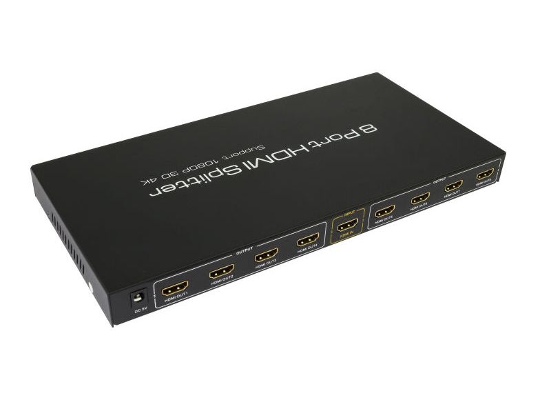  1-w 8-Out Full HD 1080P HDMI 1.3 Amplifier Splitter