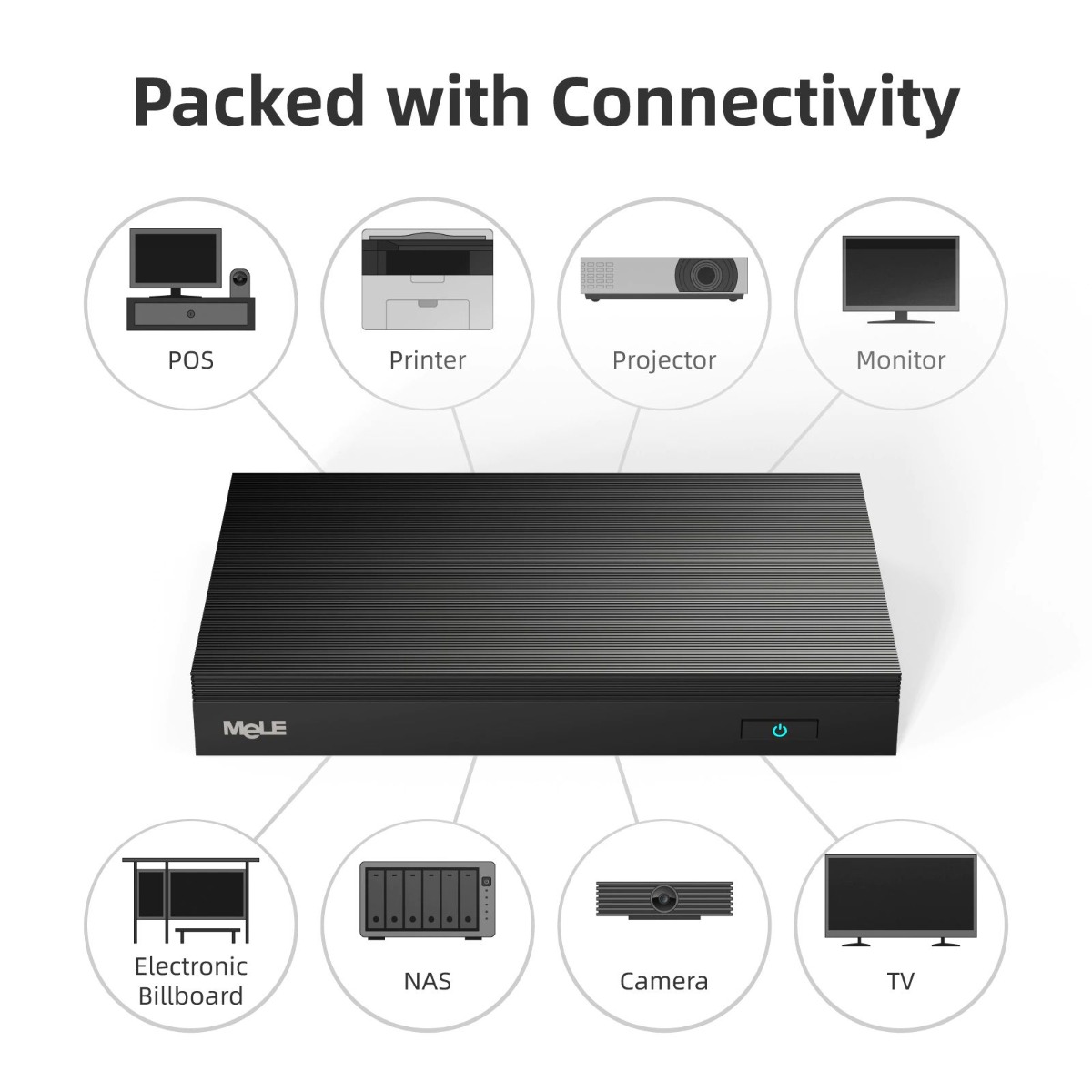 MeLE quieter2q Mini PC Intel Celeron j4125