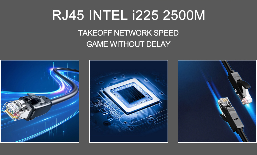 RJ45 INTEL i225 2500Mbit TAKE OFF NETWORK SPEED GAME WITHOUT DELAY