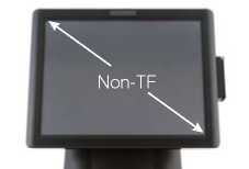15” LED LCD with normal resistive or TF resistive touch technology