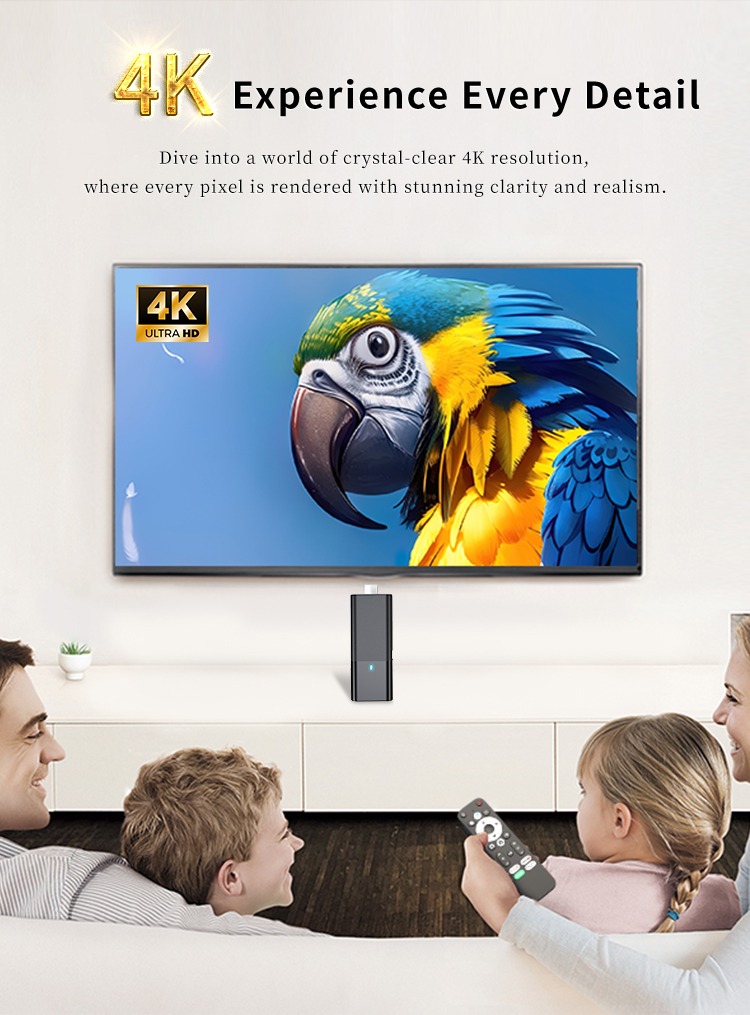 Android 4K Stick do strumieniowego przesyłania TV
