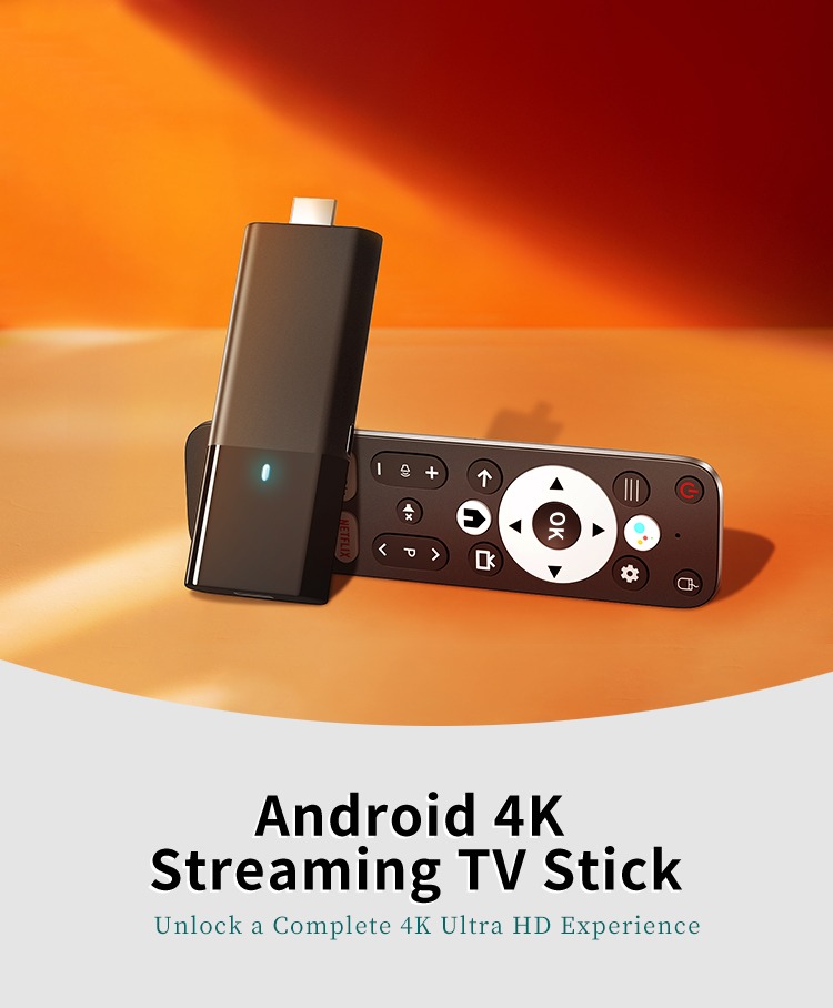 Android 4K Stick do strumieniowego przesyłania TV