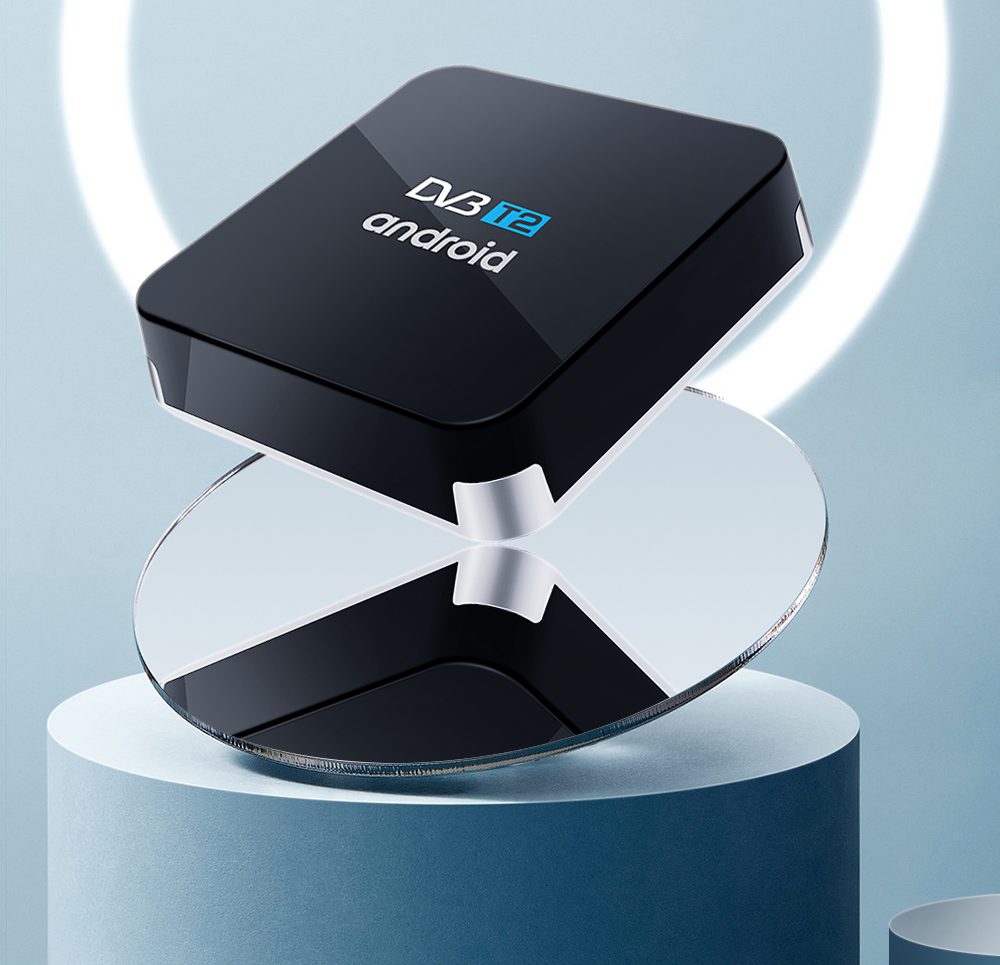 Android DTV Set Top Box VenBOX M8T z kanałami DVB-T2 FTA, OTT, 4K, Dual Wifi | Odtwarzacz DTV