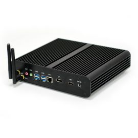 Przemysłowy bezwentylatorowy komputer, HTPC, mini PC, Nettop V7 z Intel Core i7-10510 DDR4, mSATA, HDMI, DP | V7-10510U | Eglobal | VenBOX Sp. z o.o.