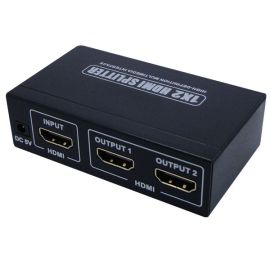 Splitter rozgałęźnik rozdzielacz HDMI 1x2 3D | HYF-1023-V0-B1 | N/A | VenBOX Sp. z o.o.
