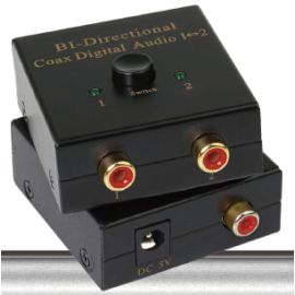 Digital Audio COAX Bi-Directional Switcher 2x1 | ADSW0009M1 | ASK | VenBOX Sp. z o.o.