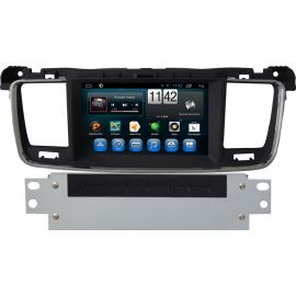 Radio samochodowe dotykowe z GPS Bluetooth USB SD DVB-T ZDX-7068 do Peugeot 508 (biały, czarny) | ZDX-7068 | ZDX | VenBOX Sp. z o.o.