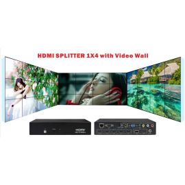 Splitter 1x4 HDMI Video Wall CVBS VGA HDMI USB HDV-TW14 | HDV-TW14 | PlayVision | VenBOX Sp. z o.o.