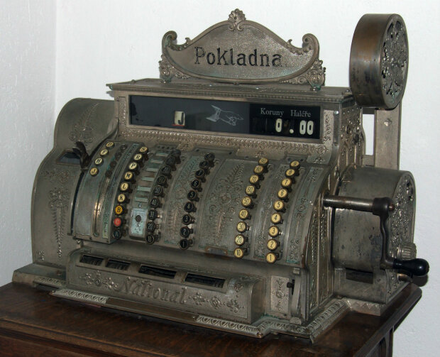 The first cash register