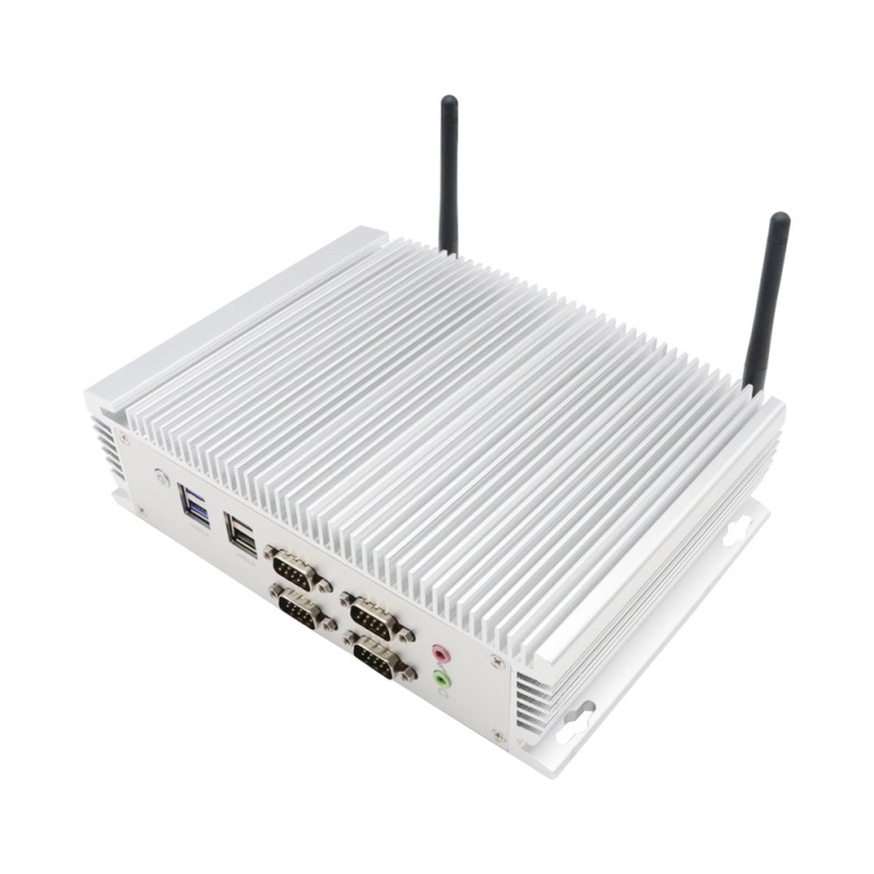 Eglobal Newest barebone Industrial Fanless Rugged Mini BOX PC i5-6360U NUC PC