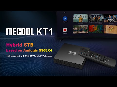 Product review Android TV BOX Mecool KT1, 2/16 GB, Android TV 10, DVB-T/T2/C tuner, WiFi, BT, RJ45